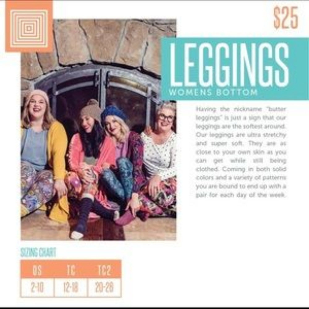 NWT OS Leggings {LuLaRoe} - Picture 6 of 6
